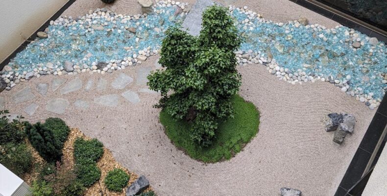 Création et aménagement d'un jardin japonais au Park Palace à Monaco